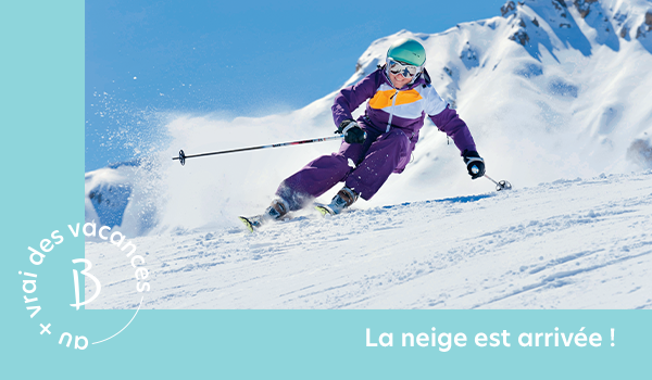 La neige est arrivée !