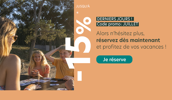 Vacances de juillet : 5% de remise supplémentaire sur les promos en cours