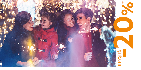 Fêtes de fin d'année jusqu'à -20%